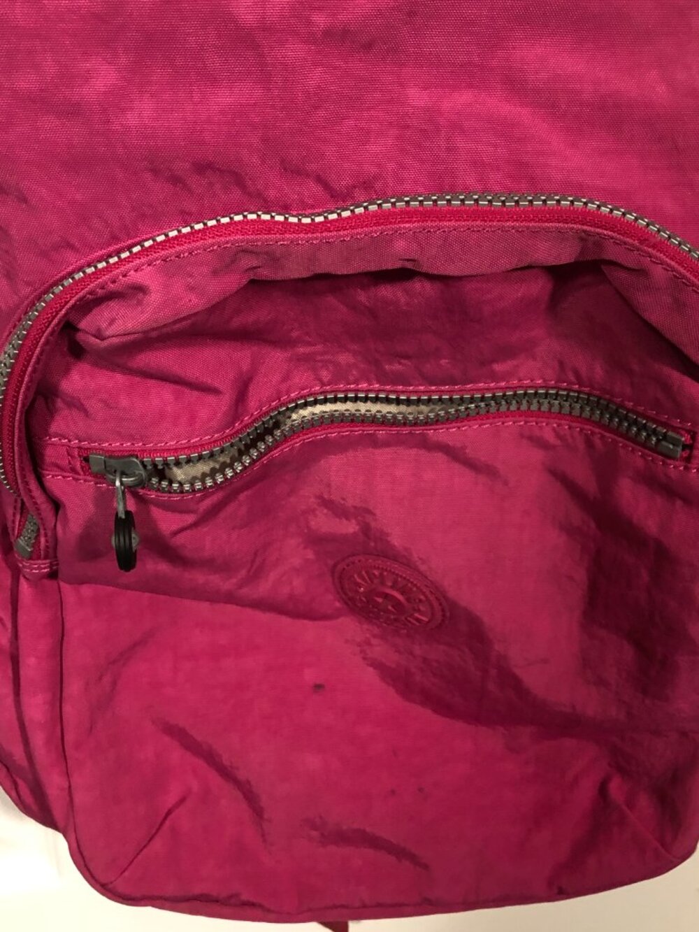 Kipling bold pink computer backpack - Picture 5 of 16
